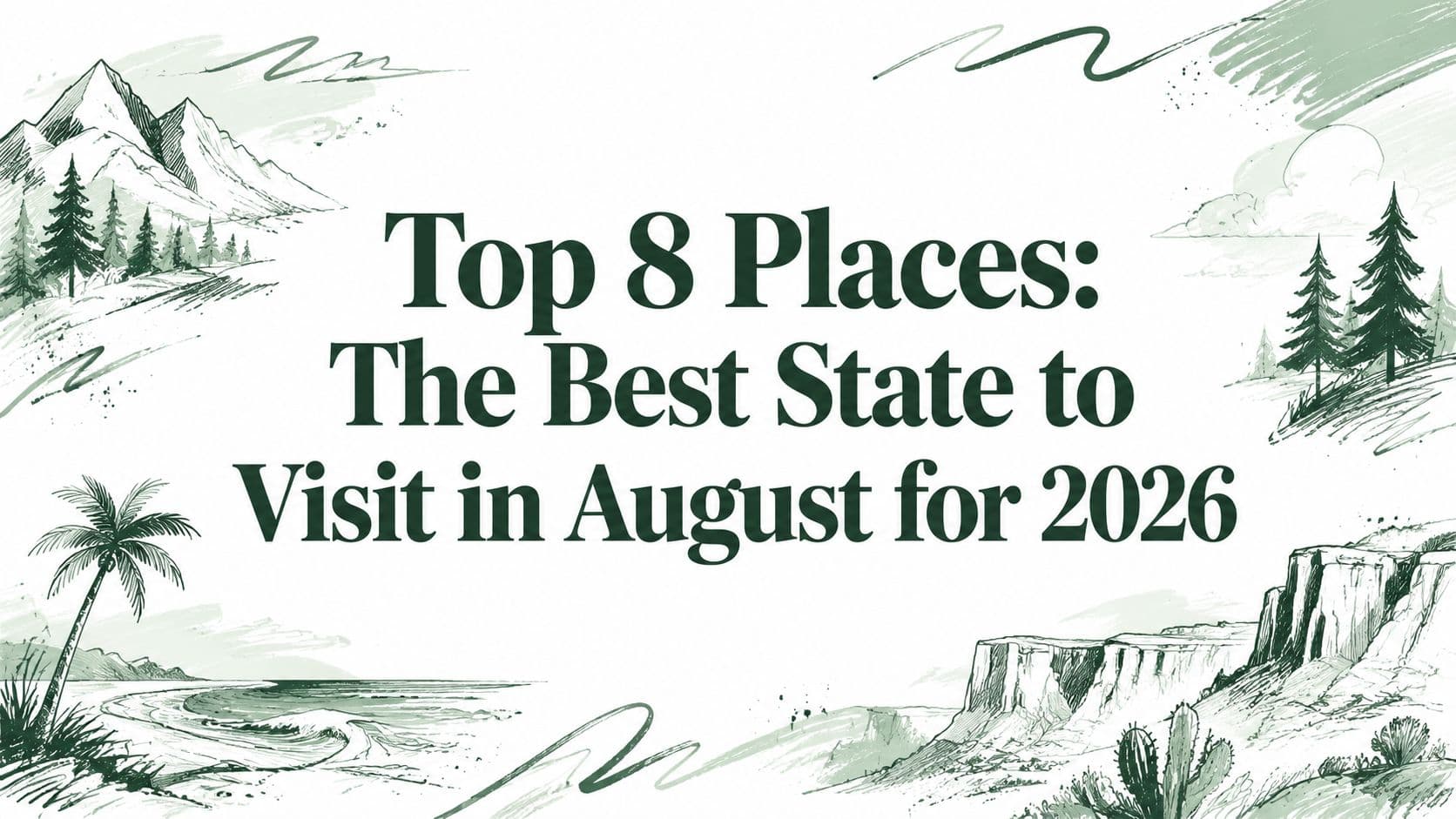 Top 8 Places: The Best State to Visit in August for 2026