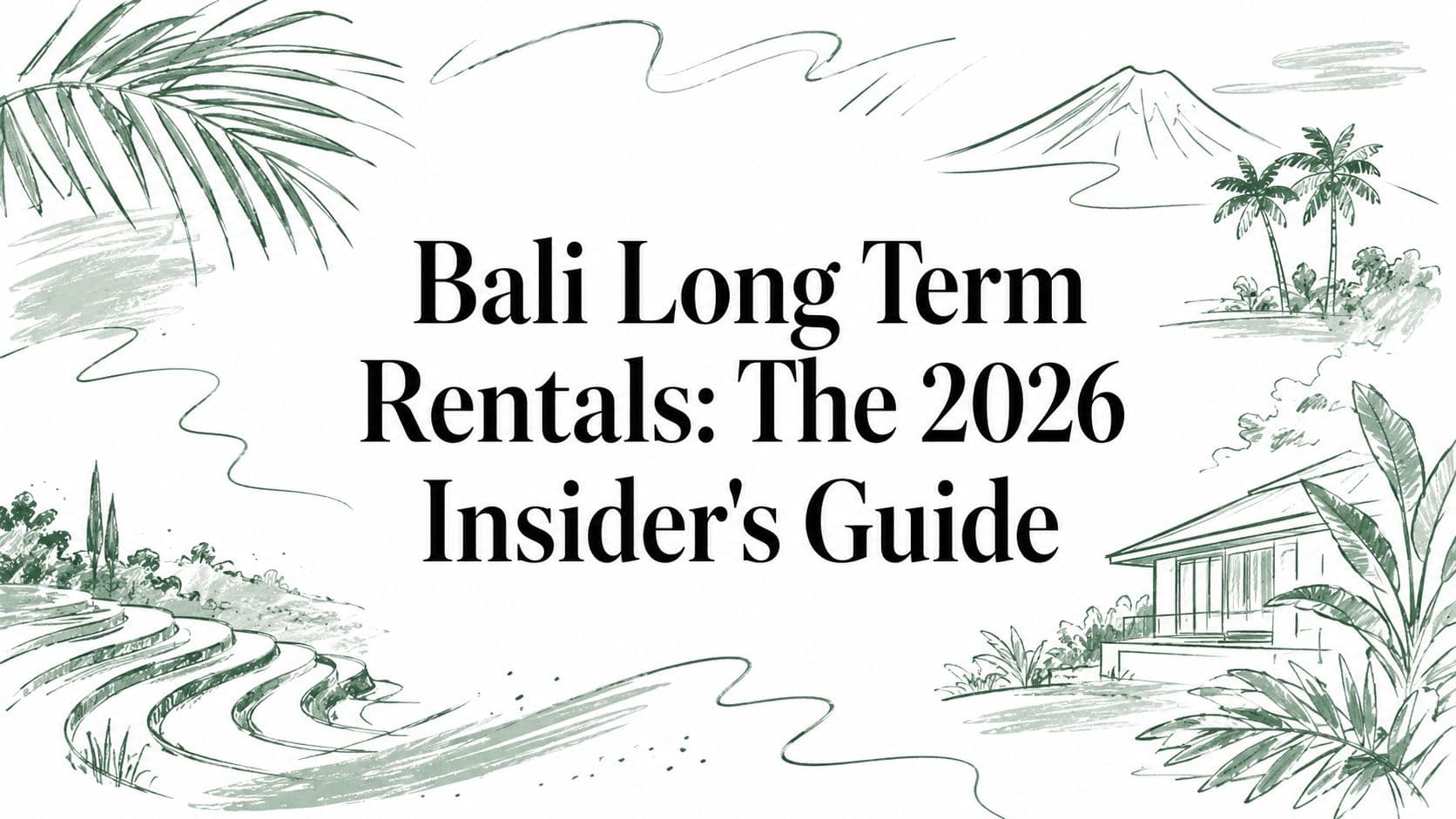 Bali Long Term Rentals: The 2026 Insider's Guide