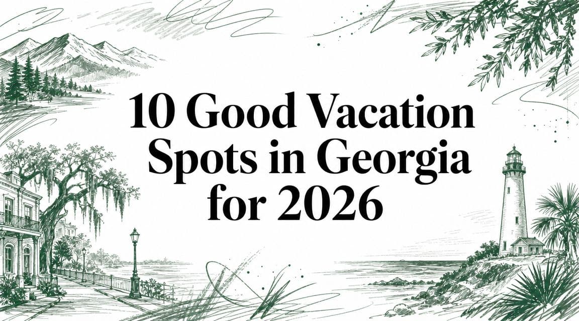 10 Good Vacation Spots in Georgia for 2026