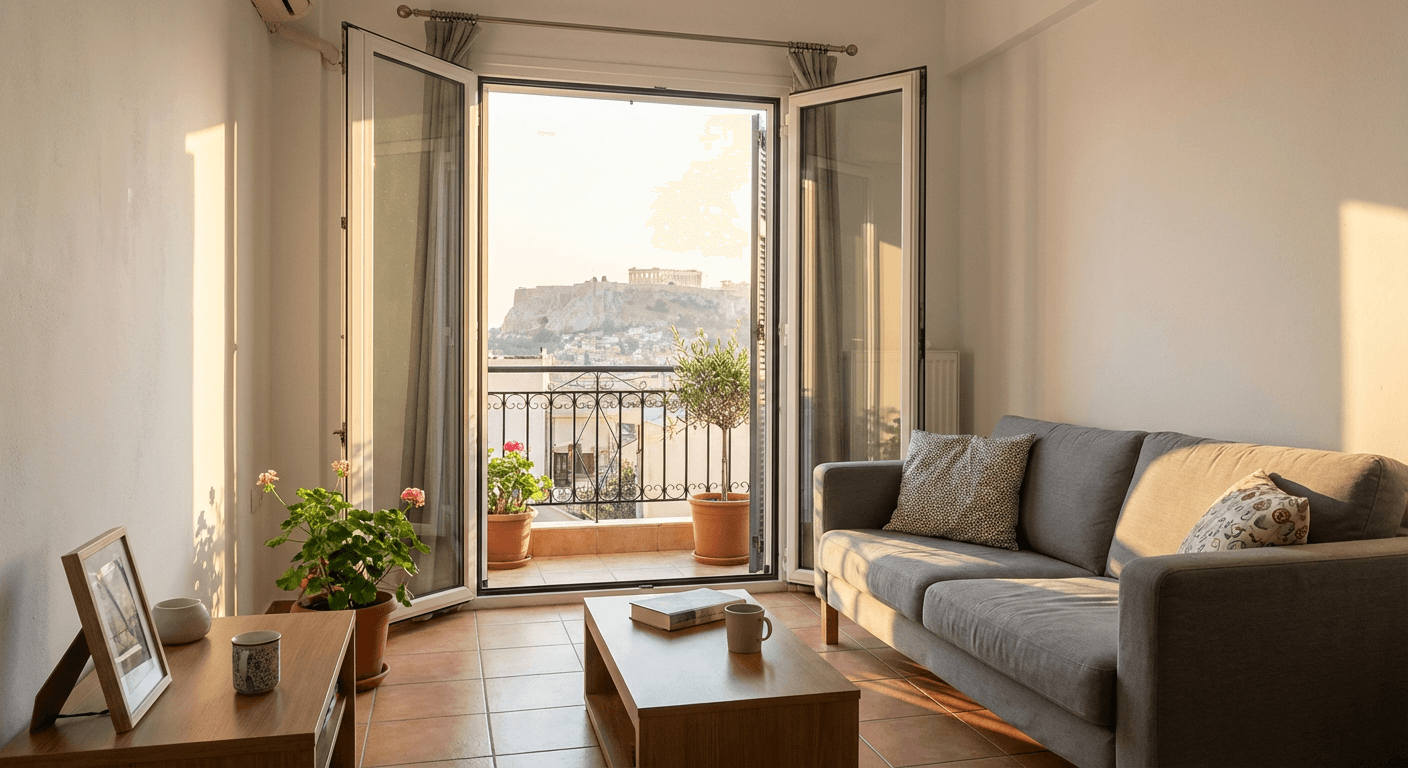 Bright Apartment in Koukaki - Photo 1