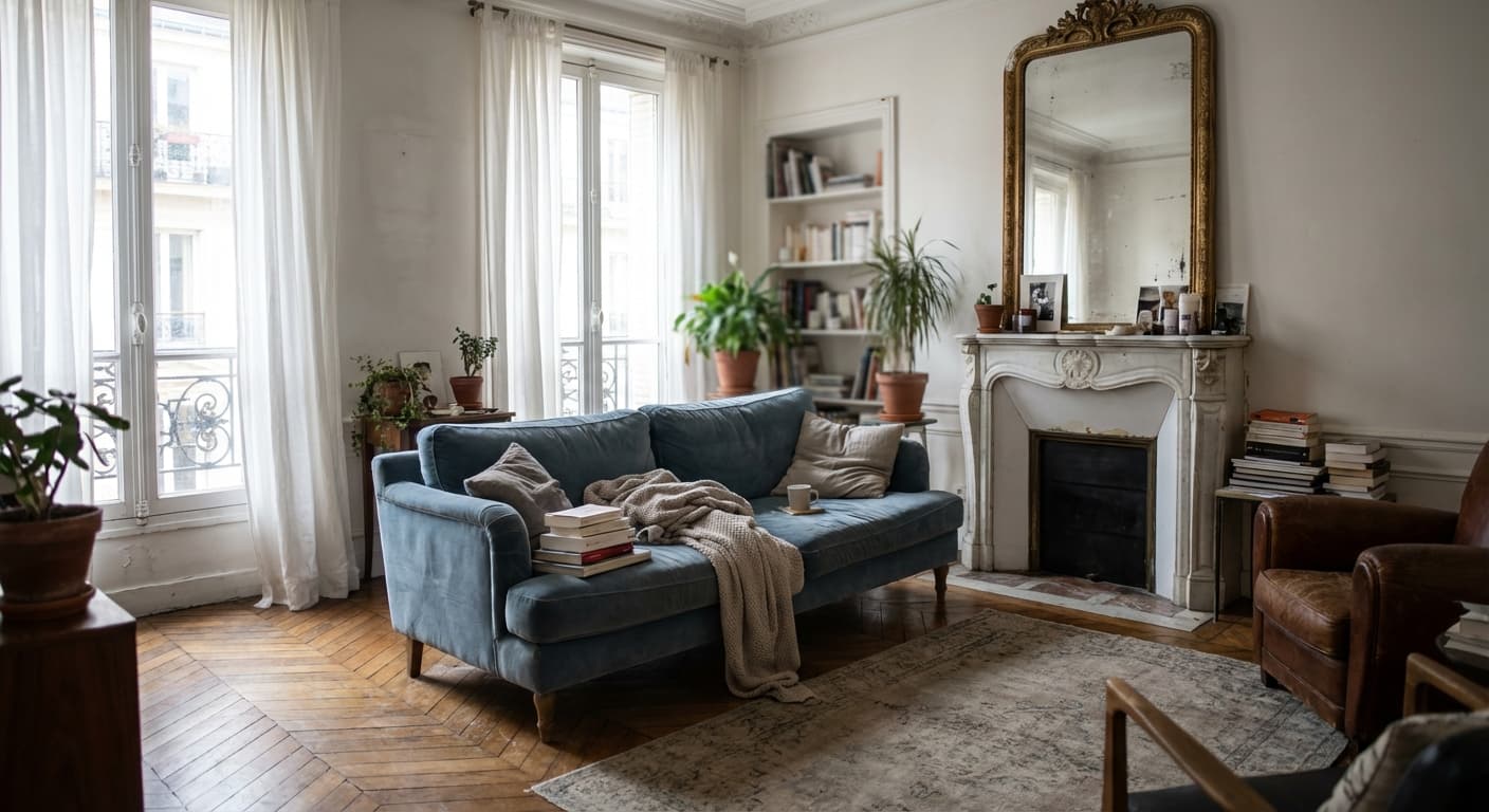 Elegant Haussmann Apartment in Le Marais - Photo 1